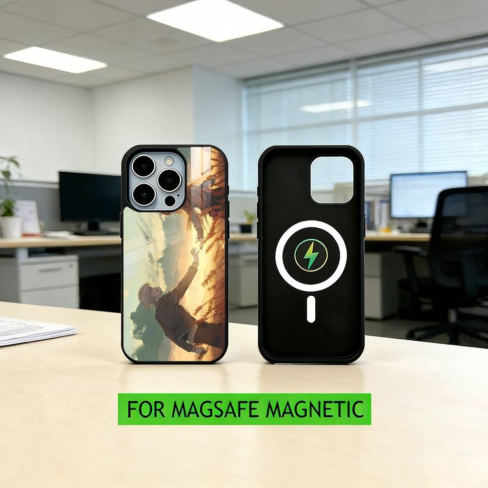 S-Spice and Wolf Anime Phone Case For iPhone17,16,15,14,13,12,11 Plus,Pro Magnetic with Magsafe Wireless Charging