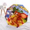 1pc Tom and Jerry Automatic Folding Umbrella - Compact 8-Rib Design, Durable Plastic & Iron1472L