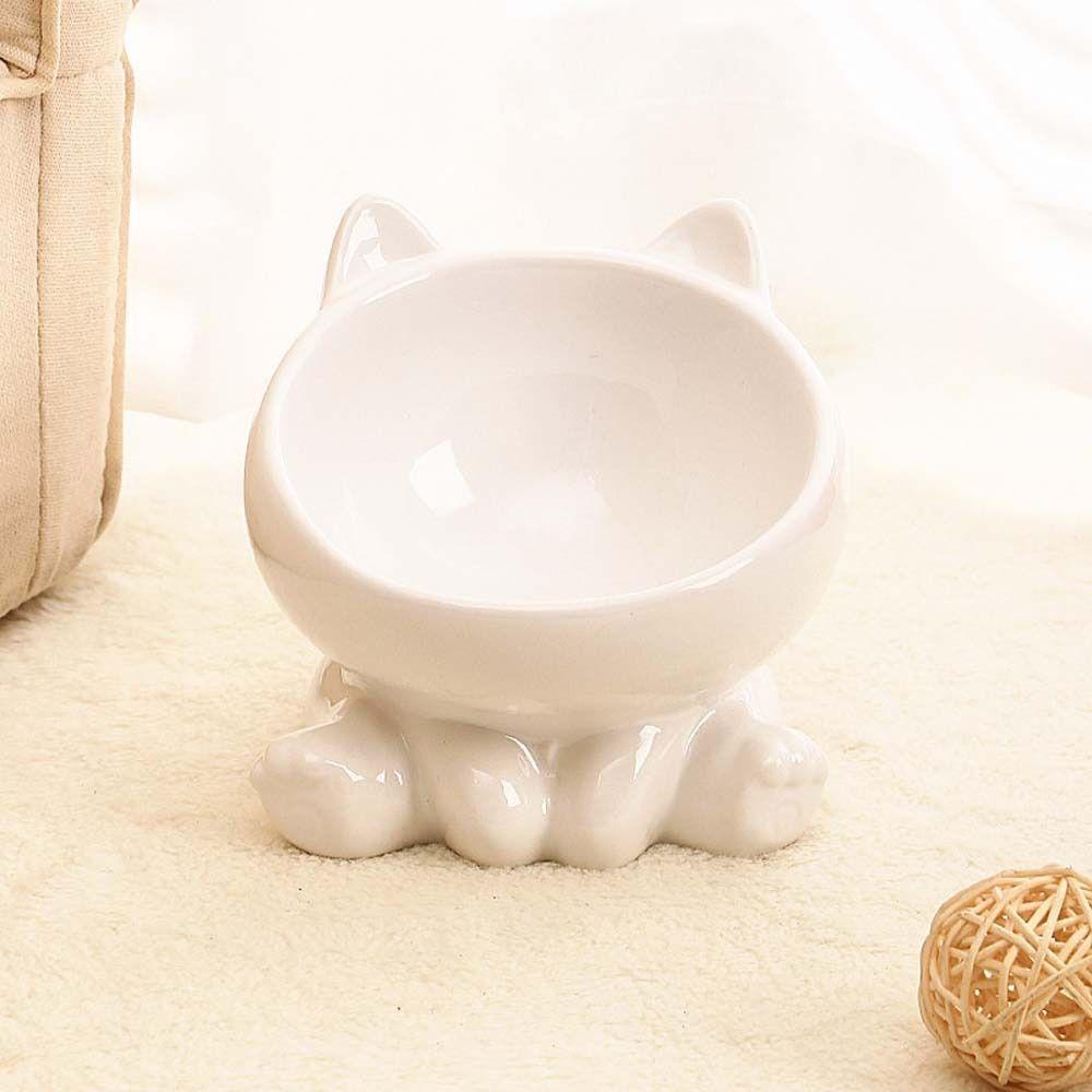 Cat Feeder Supplies Puppy Kitten Cat Food Bowl Water Feeder Container Pet Feeding Bowl Pet Supplies