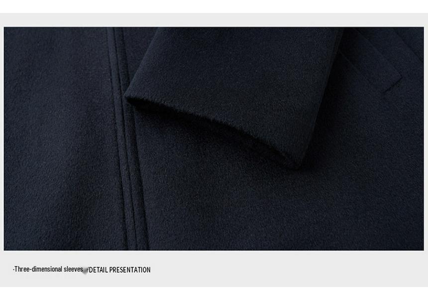 2025 Men's High-End Wool Cashmere Executive Jacket - Stand Collar