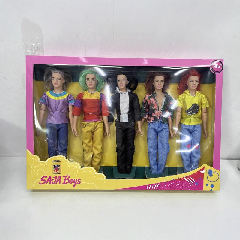 11.5 Inches K-Pop Demon Hunters Band Action Figures Desktop Decoration Model Doll Trendy Toys Girl Surprise Gifts Collectible