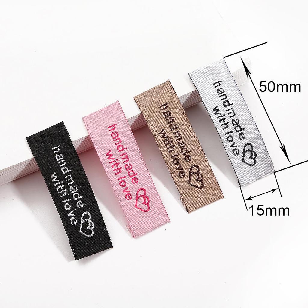Handmade Fabric Clothing Labels for DIY Sewing Crafts