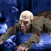 Halloween Electric Crawling Zombie Decoration — Sound-activated Design Featuring Glowing Eyes a Moving Torso and Terrifying Sound Effects