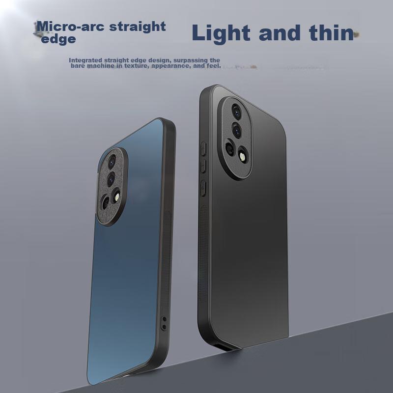 Phone Case for Huawei Nova 12, Protective Cover for Huawei Nova 13, Frosted Full Coverage Ultra-Thin Shockproof Anti-Fingerprint Case - Graphite Black