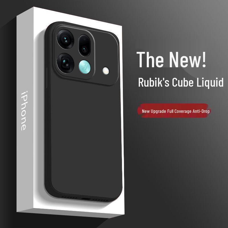 Oppo Find X9S Pro Solid Color Liquid Silicone Drop-proof Case