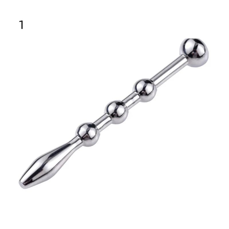 Stainless Steel Horse Eye Urethral Plug Penis Headers Masturbator Metal Urethral Catheter Male Adult SM Urethran Dilators