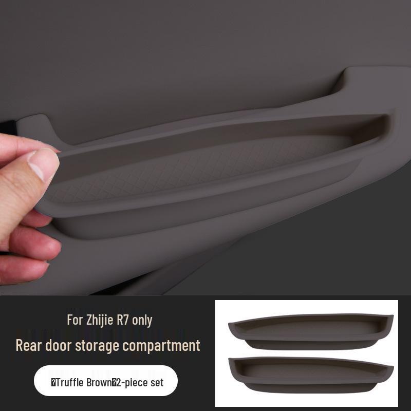 Zhiji R7 Car Door Handle Storage Box - Rear Door Mat & Interior Decoration Accessories