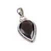Natural Smoky Quartz Gemstone Handmade 925 Solid Silver Gift Pendant 1.25" V7W41