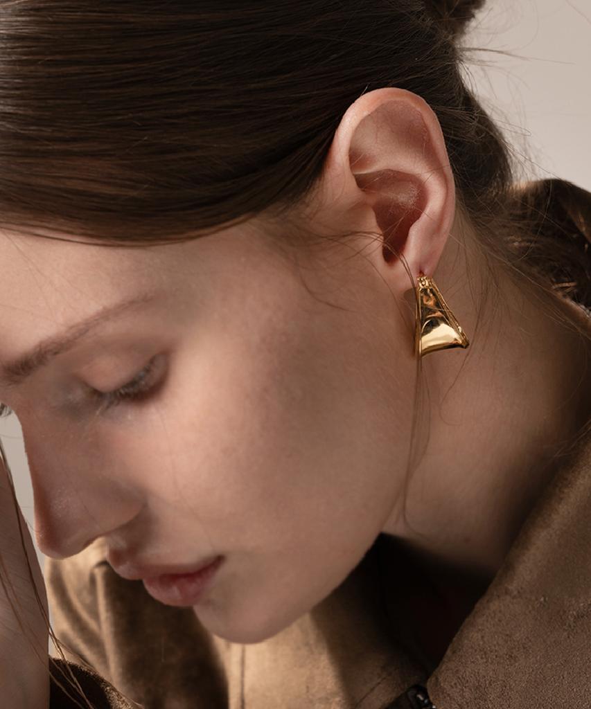 Jnui Artistic Earrings Silver