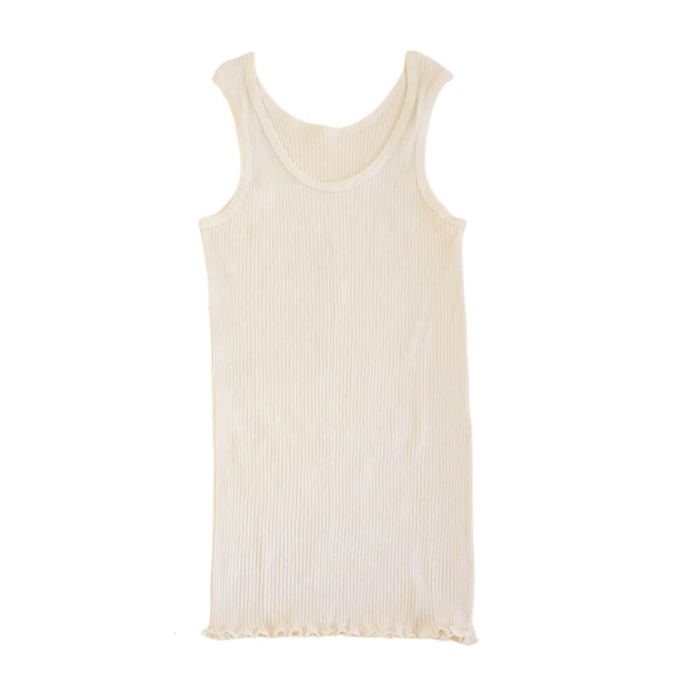 

Tenimuho Ribbed Tank Top Longer Organic Made in Organic AI-22S-670, Length, Cotton, 100% Cotton, Underwear, Ribbed, Women s, Japan, Cotton, Off-White