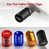 Aluminum Car Tire Valve Stem Caps For Hyundai I40 Logo Auto Wheel Air Valve Waterproof Dustproof Tyre Decoration Covers 4Pcs Tire Chucks 1