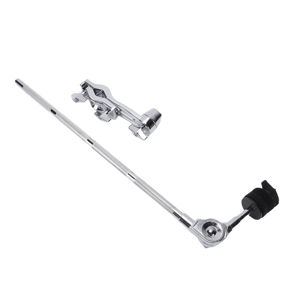 Cymbal Stand L Shape Extension Arm Drum Accessory with Clamp Thickened Knob Anti Vibration Pads Design Angle and Length