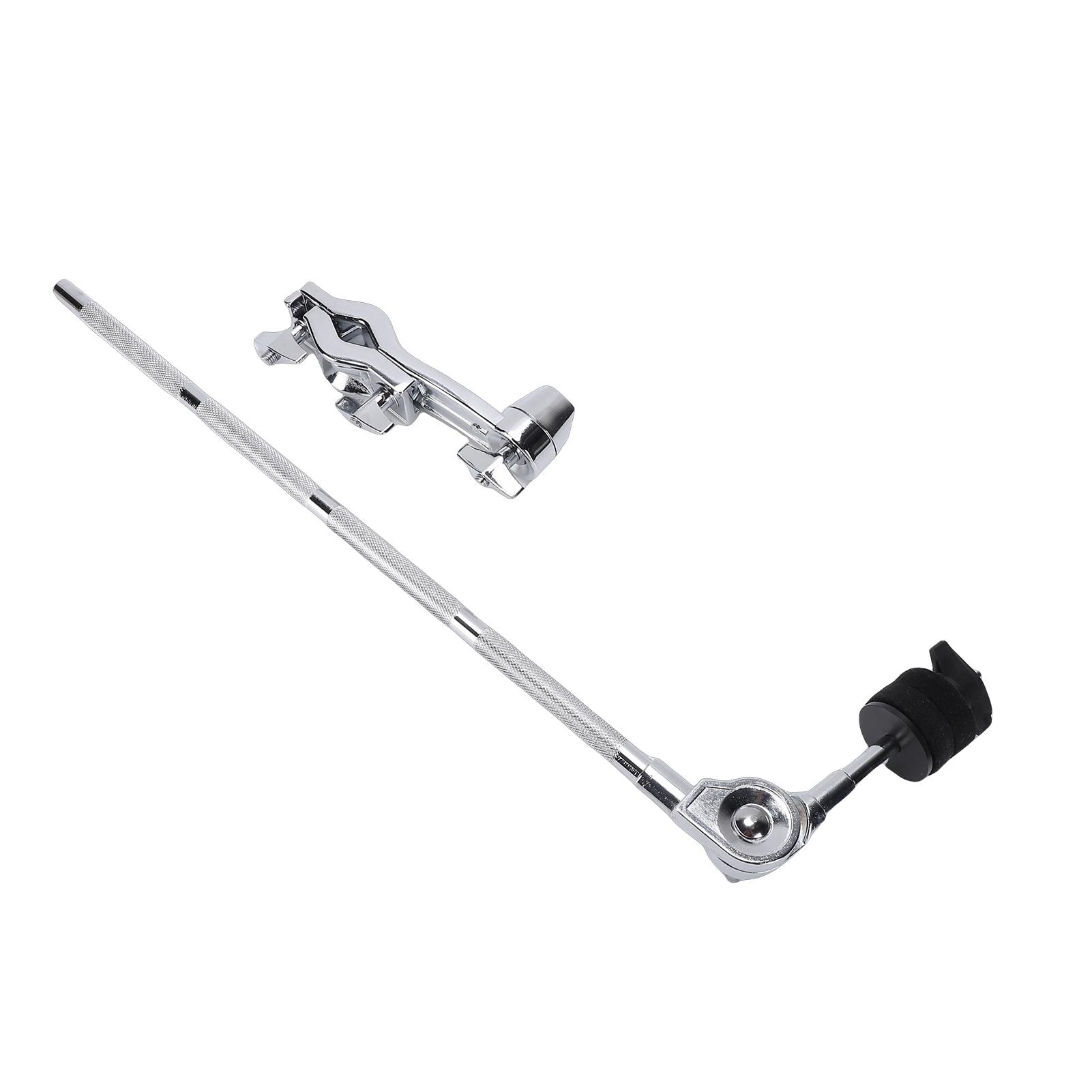

Cymbal Stand L Shape Extension Arm Drum Accessory with Clamp Thickened Knob Anti vibration Pads Design Angle and Length