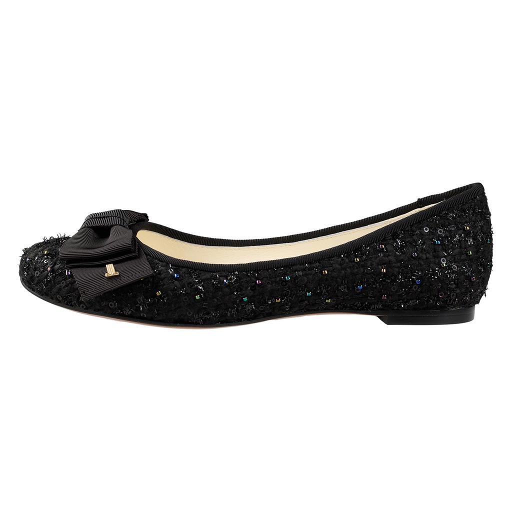 Lanvin en Bleu Women's Ribbon Motif Cutter Pumps, Size 2028, B Tweed, Size 22.5cm, E