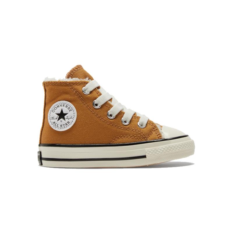 Converse Chuck Taylor All Star 1970s 1V High Top Toddler Shoes Brown White Infant And Toddler