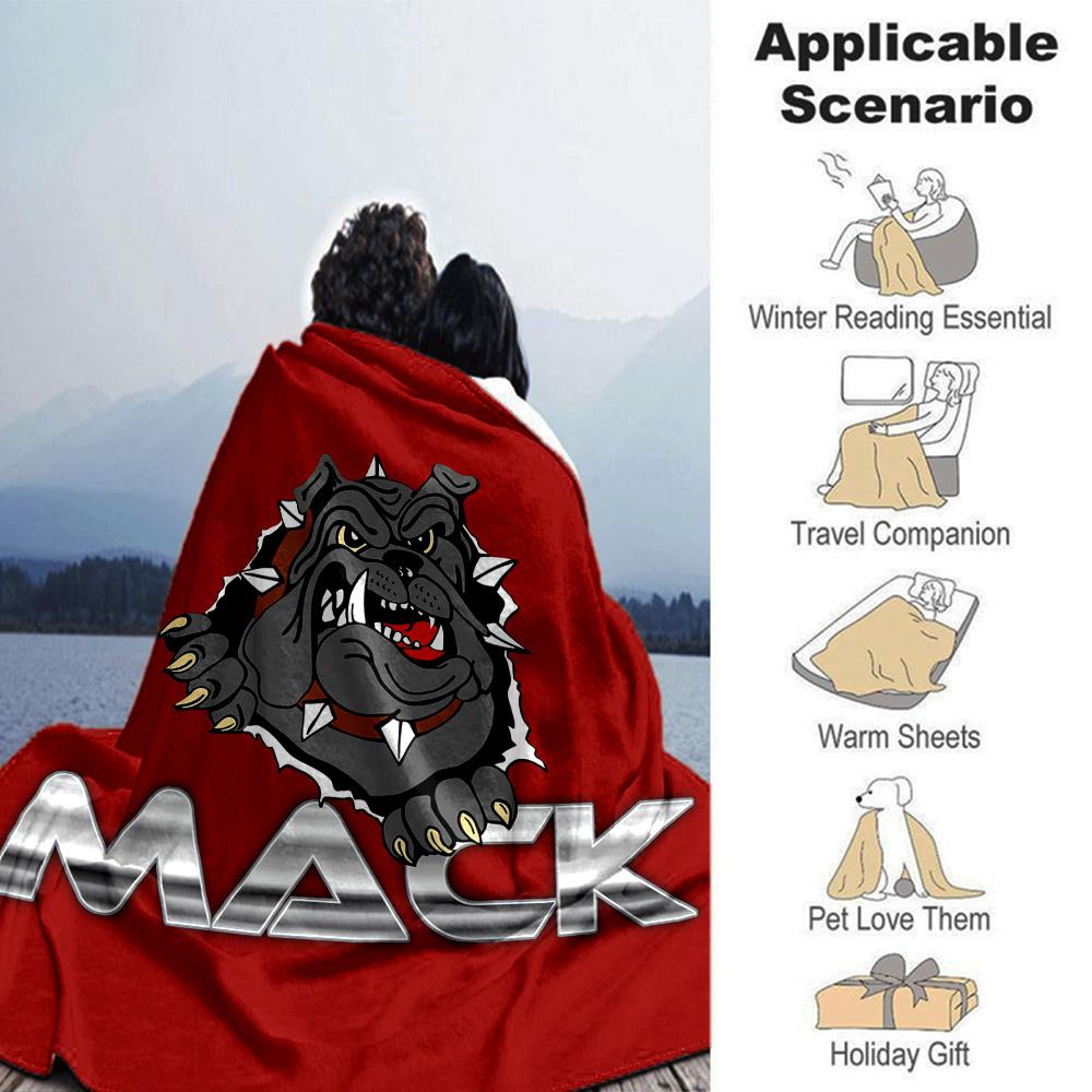 Bulldog Spirit Gear Flannel Blanket Super Soft Warm Cozy Blanket For Sofa Bed Office Travel Allseason Home Decor Gift
