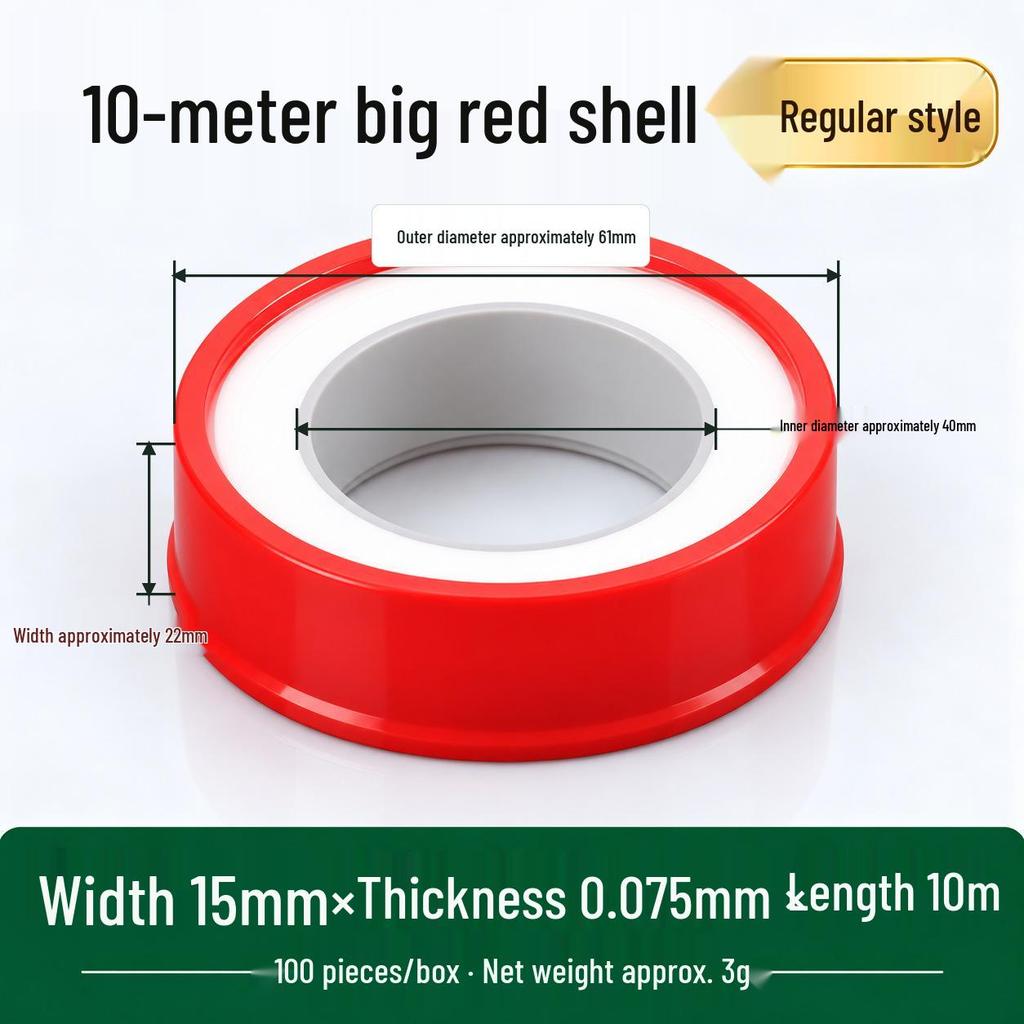 Polytetrafluoroethylene Water Pipe Seal Tape - Raw Rubber Belt & Water Glue Gift Set, Free Shipping