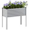 Vidaxl Donica Ogrodowa, 100X41X90 Cm, Stal Galwanizowana
