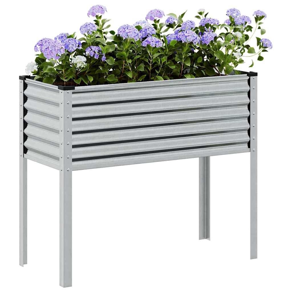 Vidaxl Donica Ogrodowa, 100X41X90 Cm, Stal Galwanizowana