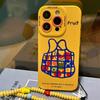 Apple 17 mobile phone case new iphone15promax yellow 14 summer 13pro liquid 16 silicone 12 all-inclusive