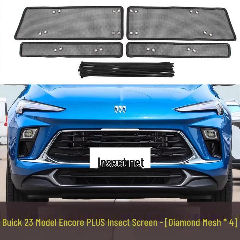 

Buick Encore Stainless Steel Grille Protector: Insect, Fluff, and Dustproof Baffle Net
