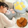 3 In 1 Plush Cat Claw Pillow Throw Blanket Foldable Cushion Car Sofa Waist Pad