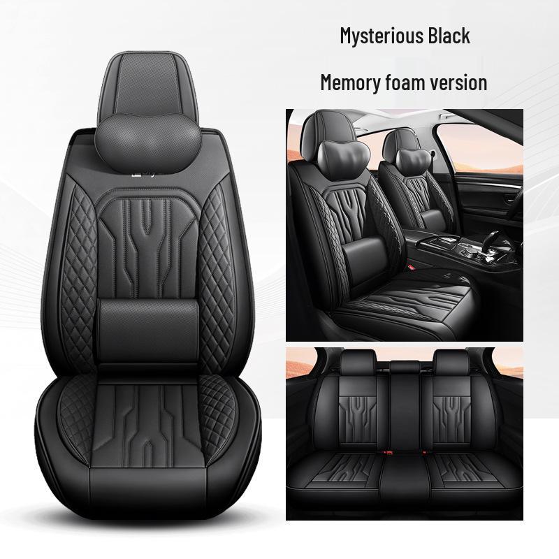 All-Season Leather Car Seat Cushions for Small Cars & SUVs