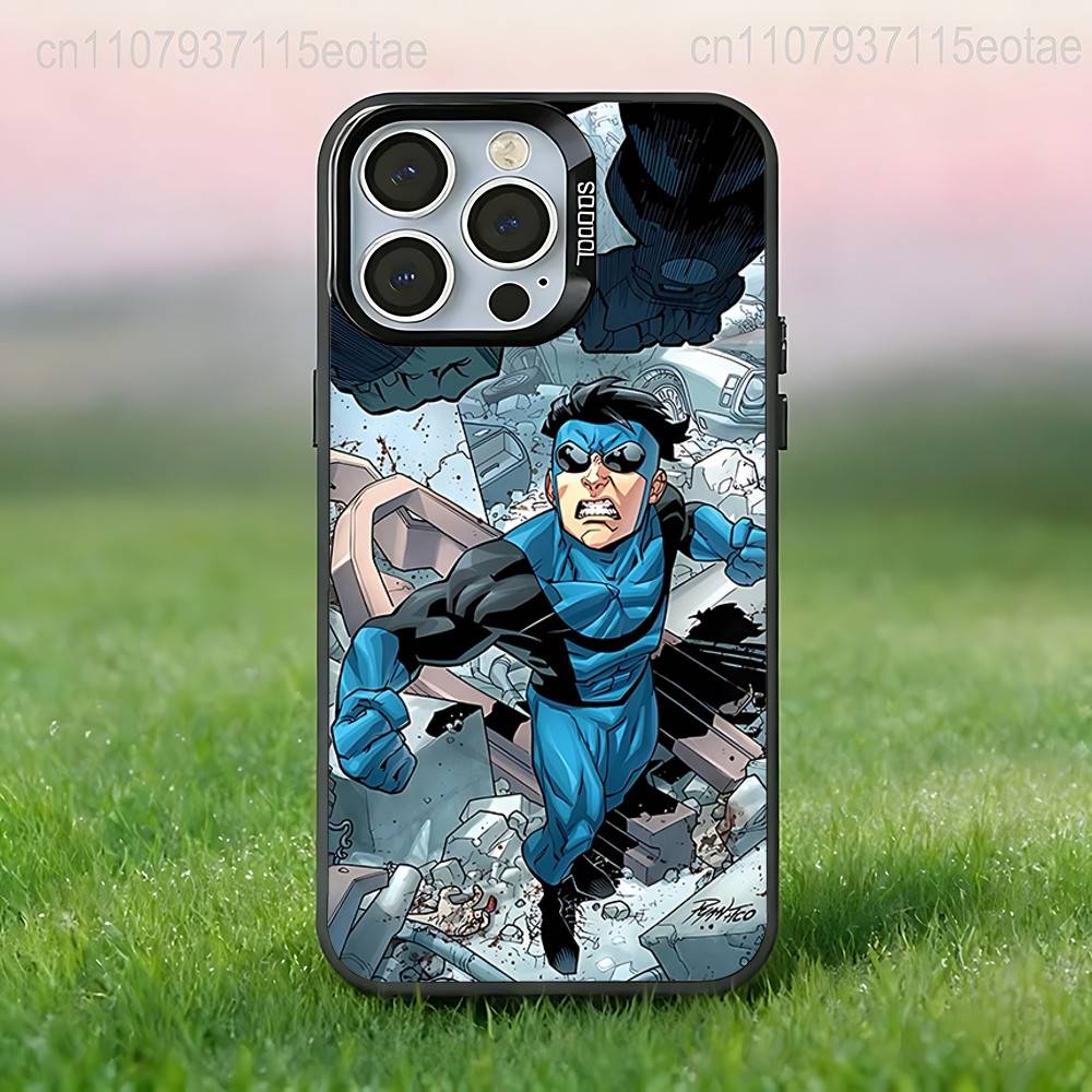 Adult animation l-Invincible  Phone Case For iPhone 17,16,15,14,13,12,11,Pro,Max,Plus,E,Air,Mini Anti Fall Black  Bumper