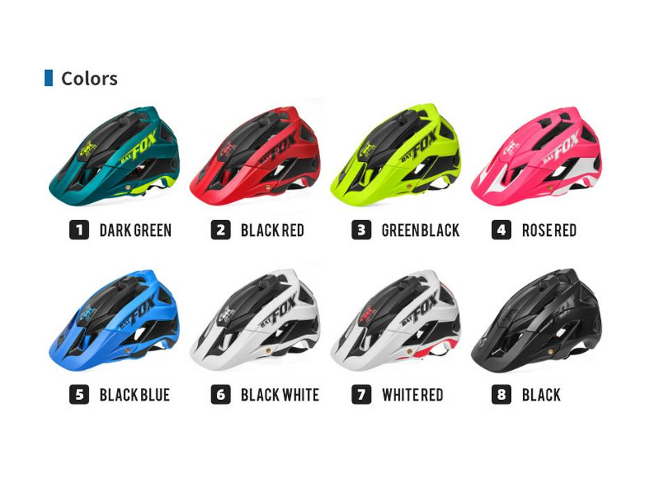 BATFOX F659 Mountainbike-Helm mit integrierter Formgebung und Sicherheitsmerkmalen