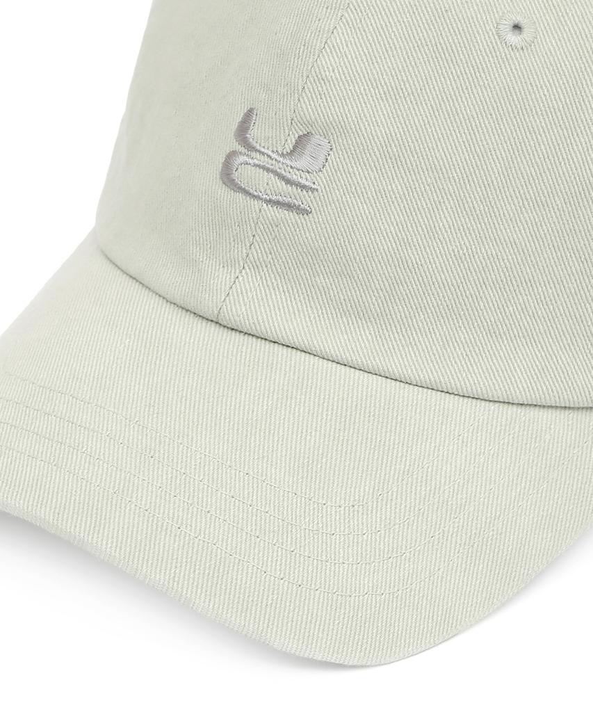 Eondeokeonteulol Four Seasons Cotton Logo Embroidered Basic Soft Top Unisex Ball Cap Uc / Washed B B / Mint