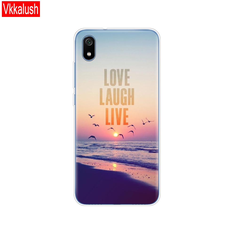 Silicon Case For Xiaomi Redmi 7a Cases Full Protection Soft Tpu Back Cover For Redmi 7 A Bumper Phone Shell Bag Coque