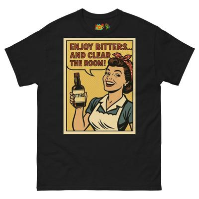 St. Paddy Bubble Gut Bitters Pop Art Mom/Wife Knows Best  Bartender T Shirt
