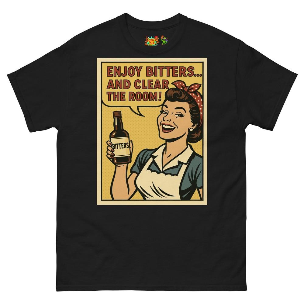 

St. Paddy Bubble Gut Bitters Pop Art Mom/Wife Knows Best Bartender T Shirt M