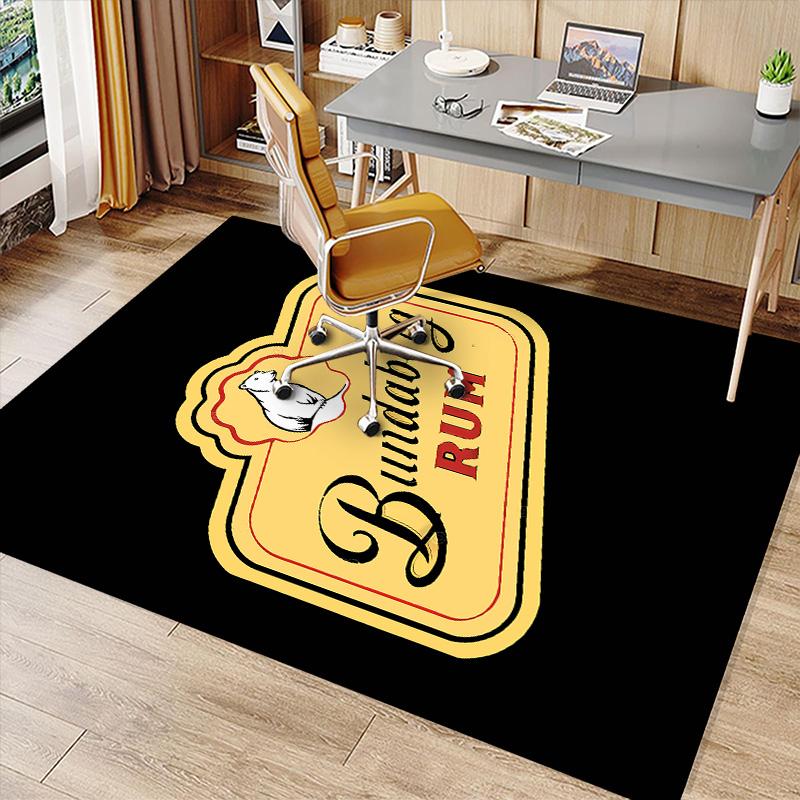 RUM B-Bundaberg Printed Absorbent Washable Carpet, Non-Slip Bathroom Mats, Kitchen Rugs, Yoga Mat,Living Room Entrance, Camping Picnic Rugs