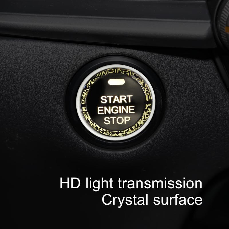 Crystal Engine Start Stop Button Cover For Mazda Anti Scratch Sport Waterproof Style Interior Modification Decor Car Accessories