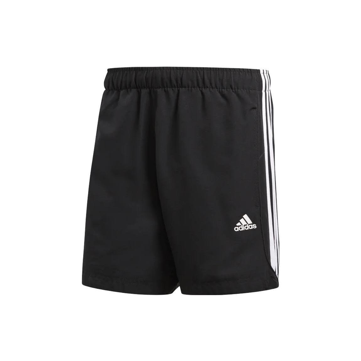 

Adidas Полосатые шорты с логотипом и эластичной резинкой на талии Мужские брюки черные S88113