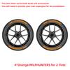 MILFHUNTERS 3D Tire Letter Decals PVC Waterproof Funny Racing Wheel Stickers Car Accessories