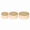 Chinese Dumplings Cover Kitchen with Lid Bamboo Cakeware Cooker Set Cage Bamboo Steamer