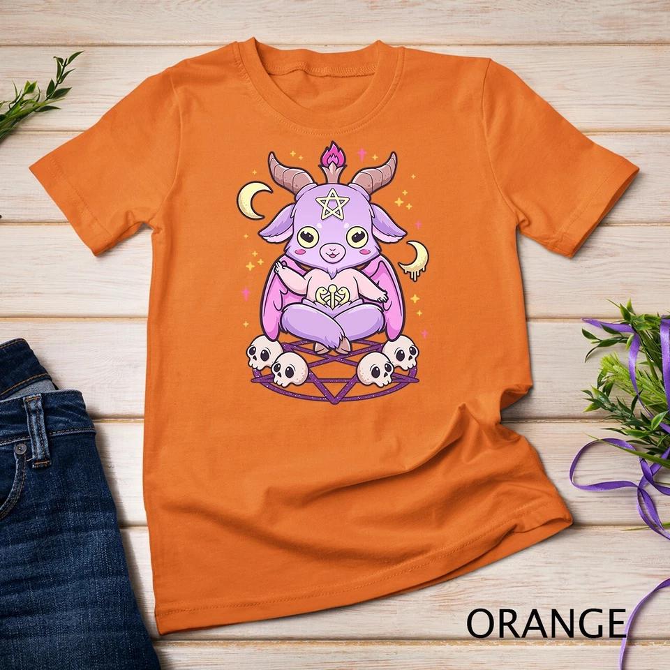 Kawaii Pastel Goth Cute Creepy Krampus Unisex T-shirt 5 4XL