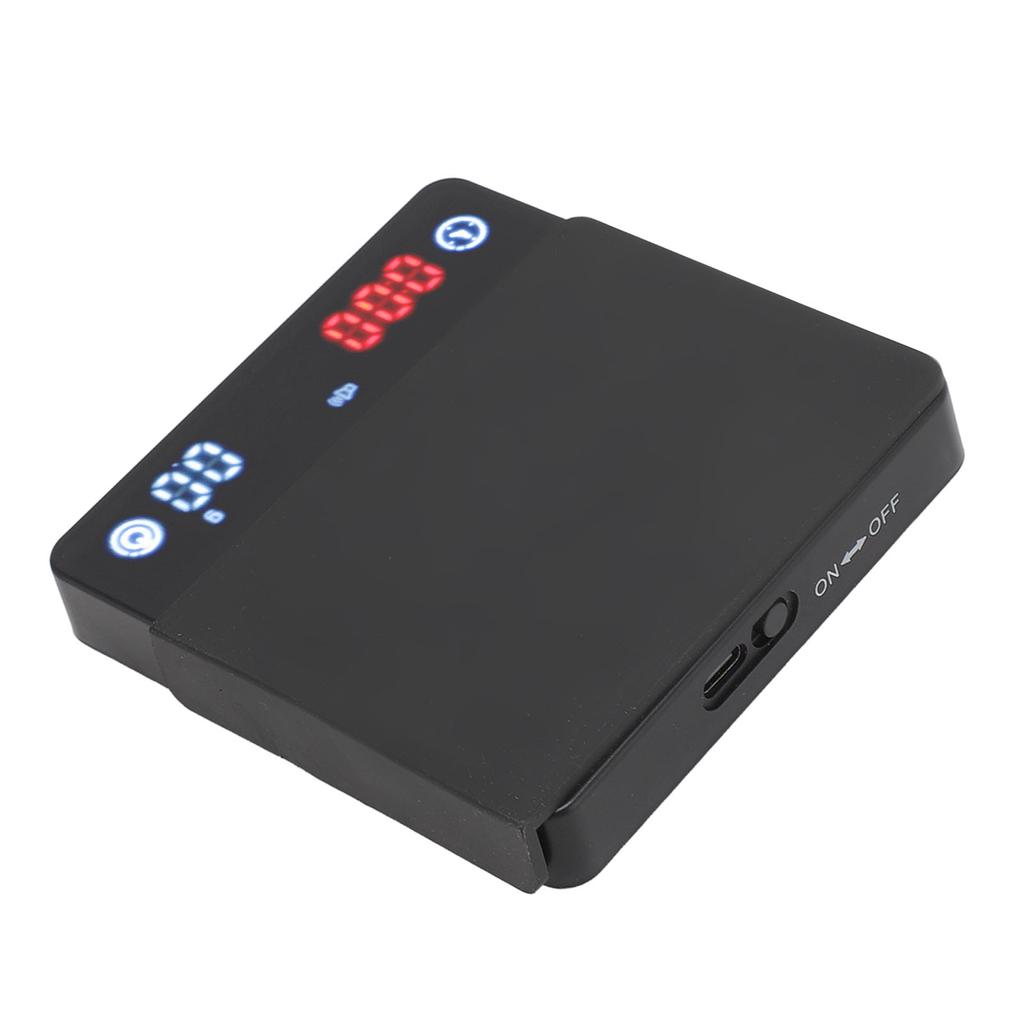 Coffee Scale Mini Rechargeable Portable Digital Coffee Scale with Timer Removable Silicone Pad for