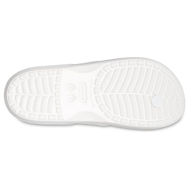 Crocs Classic Crocs Flip Casual Flip Flops Unisex White