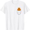 Cat Middle Finger Pocket Funny Cat T-Shirt for Men Women