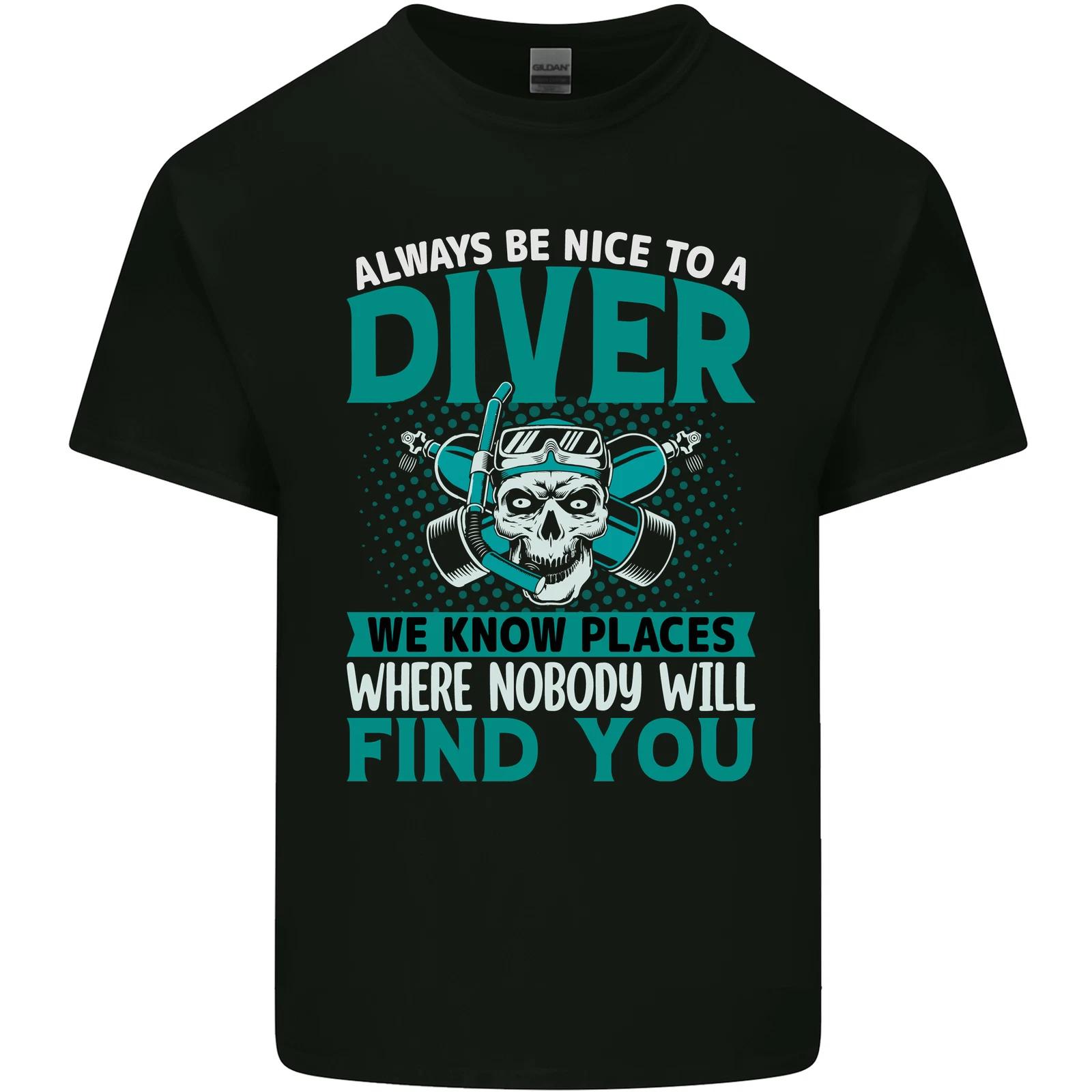 We Know Places Funny Diver Scuba Diving Kids T-Shirt Childrens 3XL