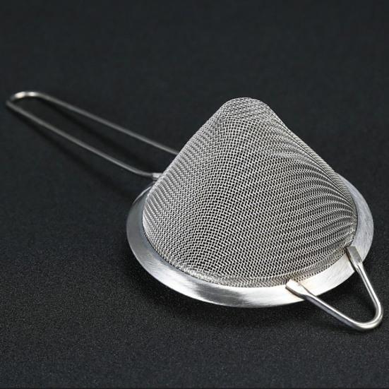 Stainless Steel Cone Shape Soybean Milk Juice Medicine Dregs Mesh Strainer