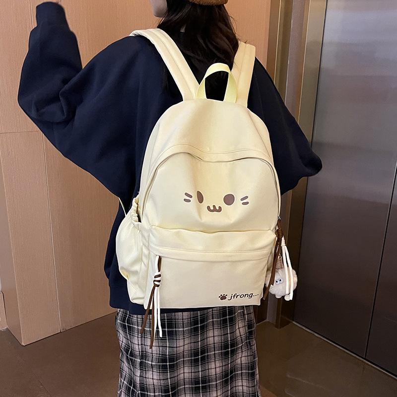 Schoolbag Japanese cute student schoolbag female backpack junior high school college student class commute fresh and lightweight campus backpack