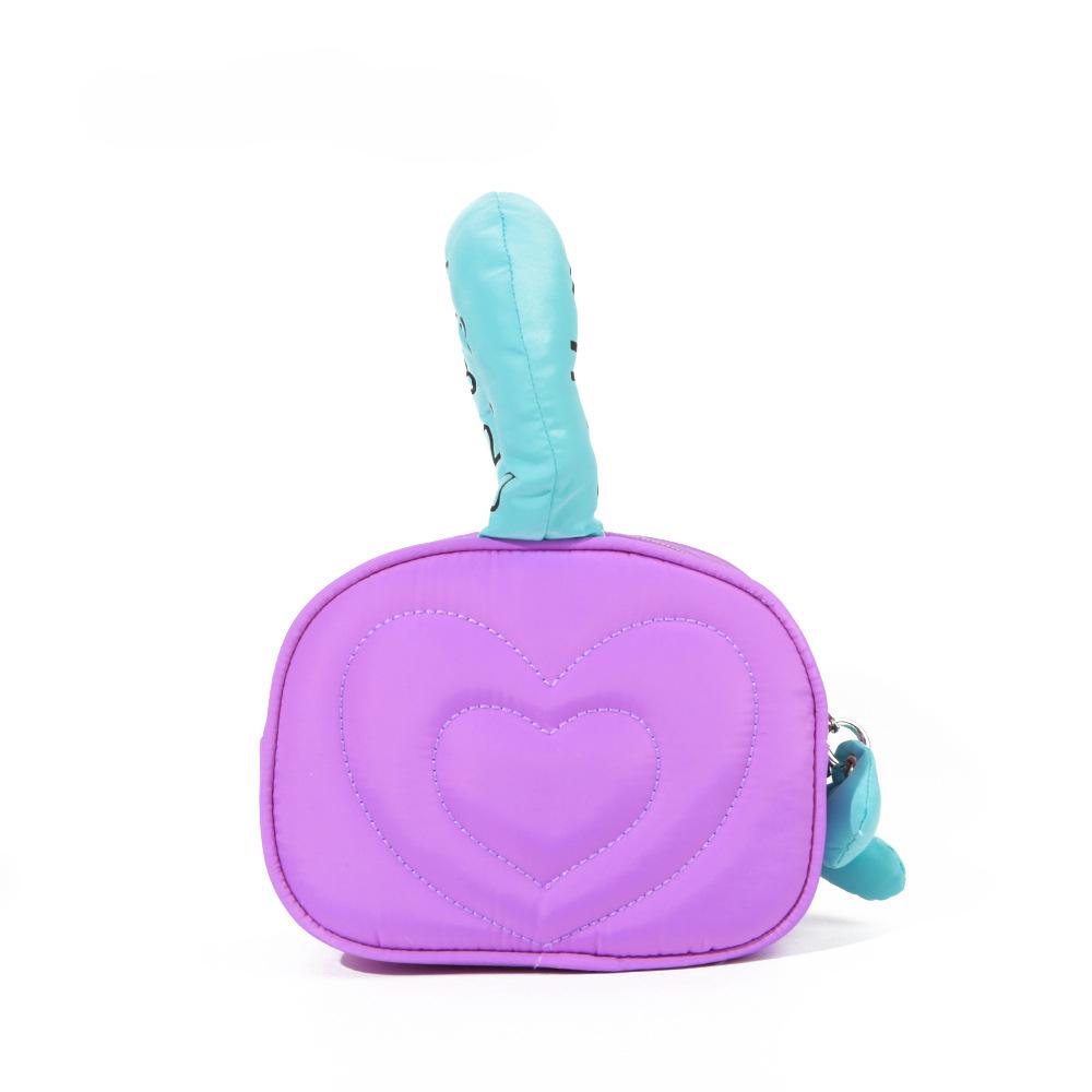 2024 New Creative Travel Toiletry Bag Portable Storage Bag with Contrasting Letters Large Capacity Love Niche Cosmetic Bag