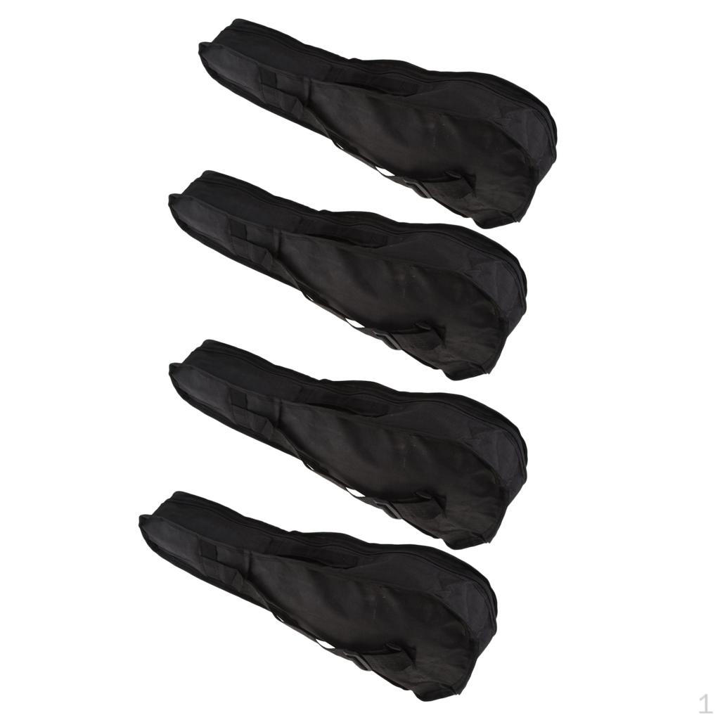 

4pcs Ukulele Guitar Waterproof Bag Case Padded Carry 26inch Black