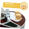 ERINGOGO Sound Knob, Control Volume Amplifier Knob, Bass Knob, Universal Bass Knob, Guitar Tuner, Earphone Knob, Electric Guitar Knob, Wired, Golden A
