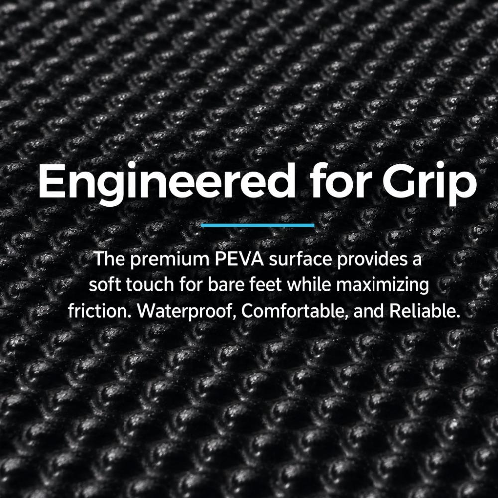 12 PCS PEVA Safety Strip Black Blue Shower Sticker Non-Slip Skid Strip  Home Supply