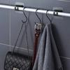 2pcs Self-Adhesive Curtain Rod Holder Nail-Free Curtain Rod Hook Curtain Rod Bracket  Kitchen